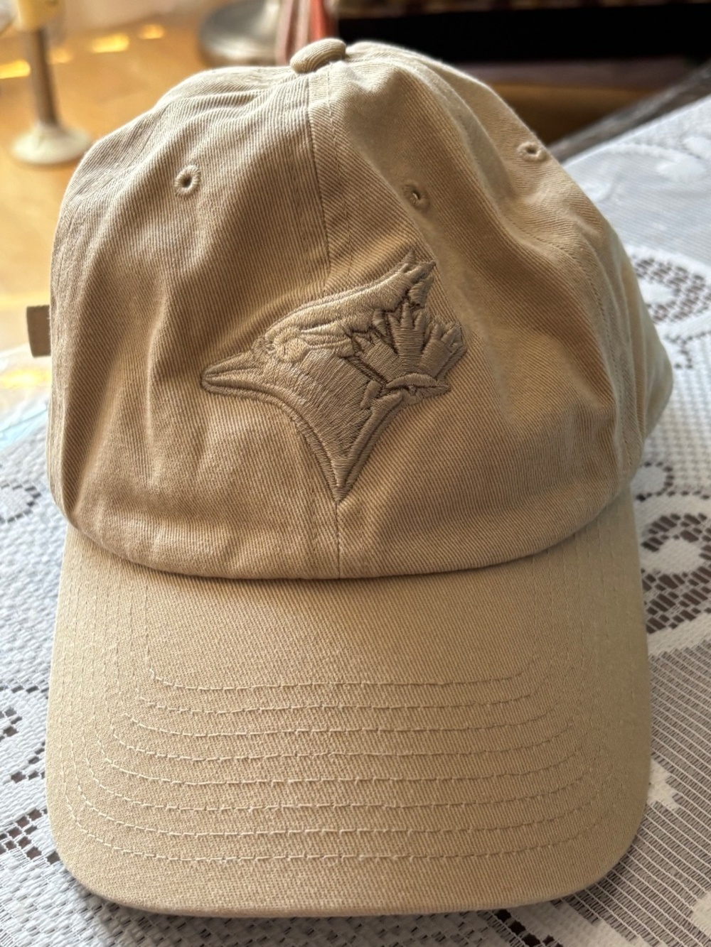 Toronto Blue Jays ’47 CLEAN UP Adjustable Dad Hat - Tan/Natural